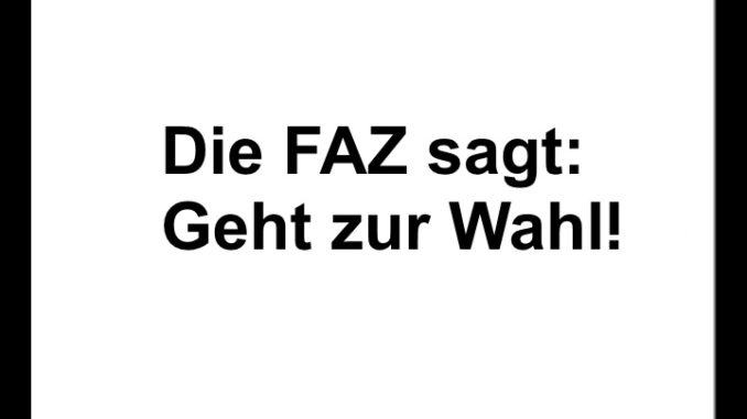 FAZ-Wahl